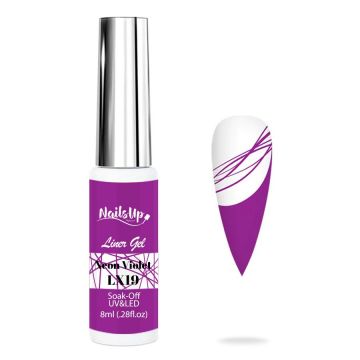 Liner Gel , NailsUp, 8 ml LX19, Violet Neon