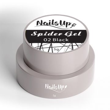 Spider Gel NailsUp - 02 Negru