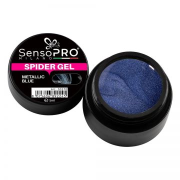 Spider Gel SensoPRO Metallic Blue, 5 ml