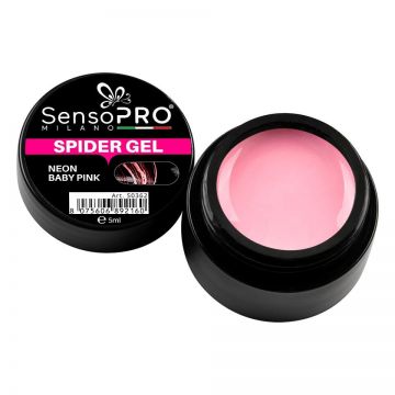 Spider Gel SensoPRO Neon Baby-Pink, 5 ml