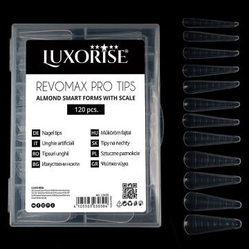 Tipsuri Reutilizabile REVOMAX PRO TIPS LUXORISE - model Migdala, 120 buc