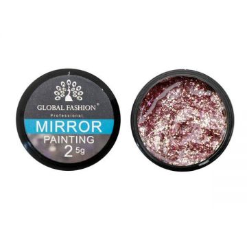 Gel color, Global Fashion, Mirror, 5 gr, Roz 02