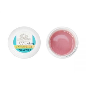 Gel de constructie pentru unghii, cover, UV Gel Yellowish, 30 gr