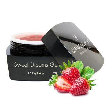 Gel UV de Constructie Sweet Dreams, cu parfum de capsuni Diamonds Nails 15g