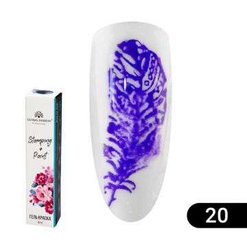 Gel vopsea pentru pictura chinezeasca si stamping 8 ml, Painting Stamping 20