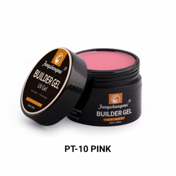 Fsm gel uv constructie 10- pink 50 gr - pt-10