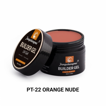 Fsm gel uv constructie 22- orange nude 50 gr - pt-22