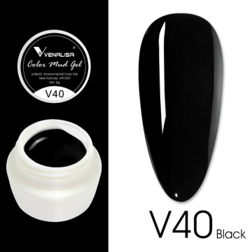 Gel color mud series venalisa v40 negru