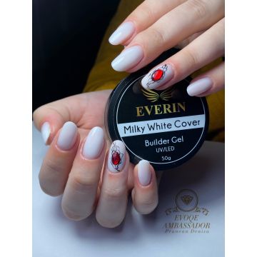 Gel constructie Everin Milky White 50gr