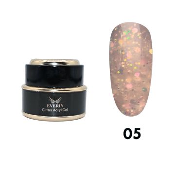 Glitter Acryl Gel Everin 15ml- 05